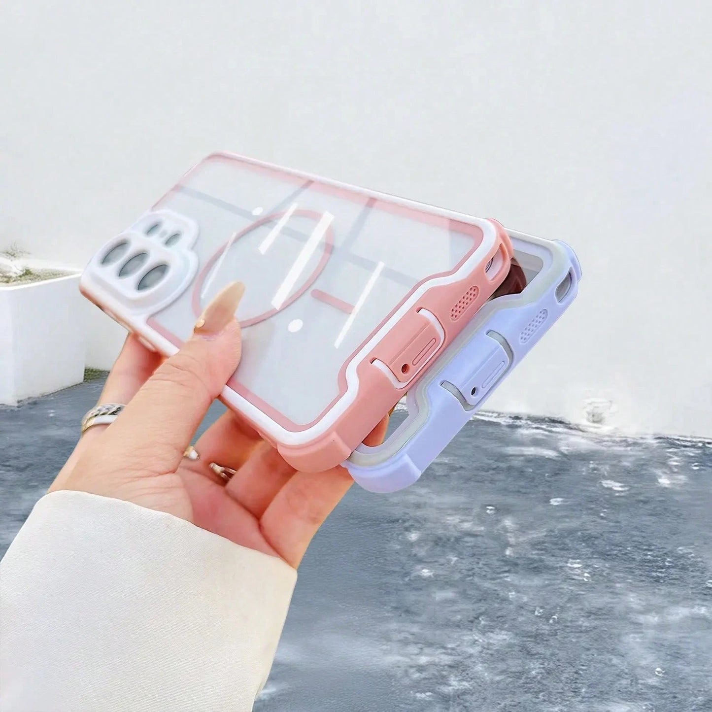 For Galaxy S26 S25 S24 S23 Ultra Plus- Military-Grade Shockproof Clear MagSafe Case, Dual-Layer Protection,#SummerVibesMade With An Friendly Antibacterial Coating, It's The Perfect Gift For Birthday