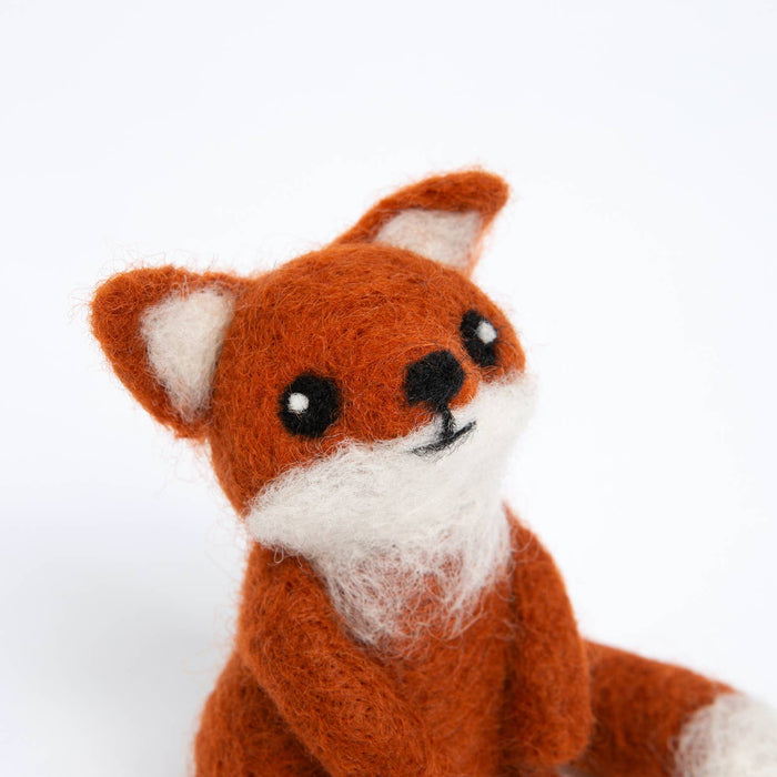 Fox Cub Mini Needle Felting Kit | Beginner Craft Kit