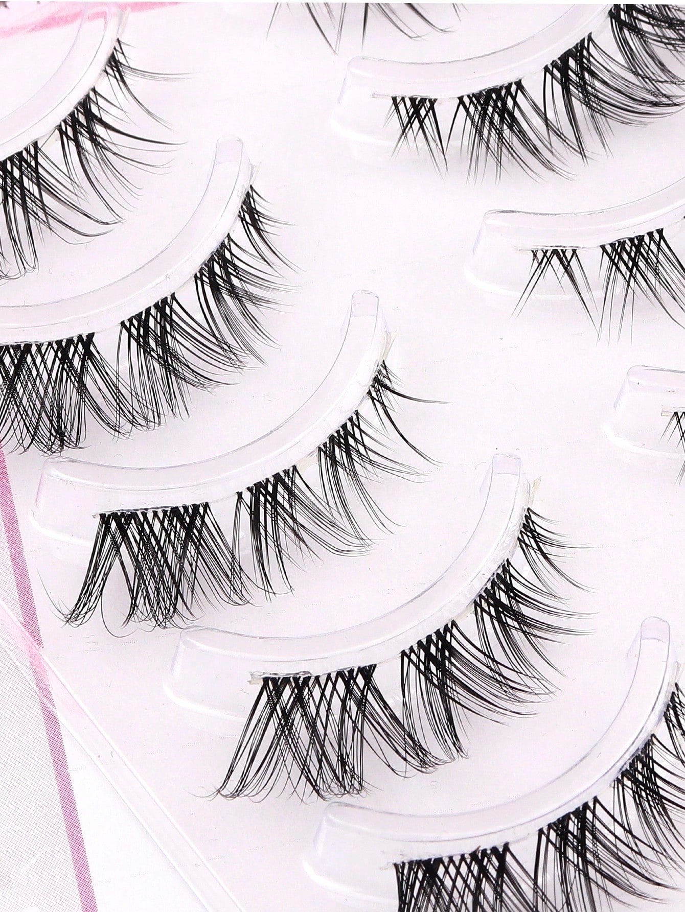 Fox Style Natural & Long & Wispy False Eyelashes ForDaily Party Makeup, Cat Eye & Fairy Style False Lashes ForGlamorous Look(5 Pairs)