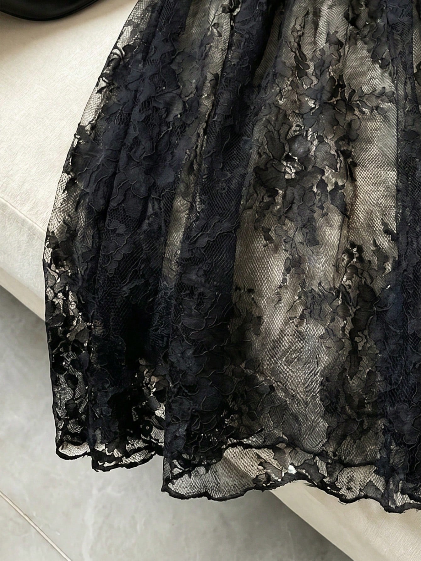 Franclia Elegant Luxury Contrast Lace Sheer Pleated Cinched Waist Slimming Evening Gown Strapless Solid Color Sexy Women's Dress, Vacation, Outing, Y2K, Spring, Summer, Back To School, Casual, B