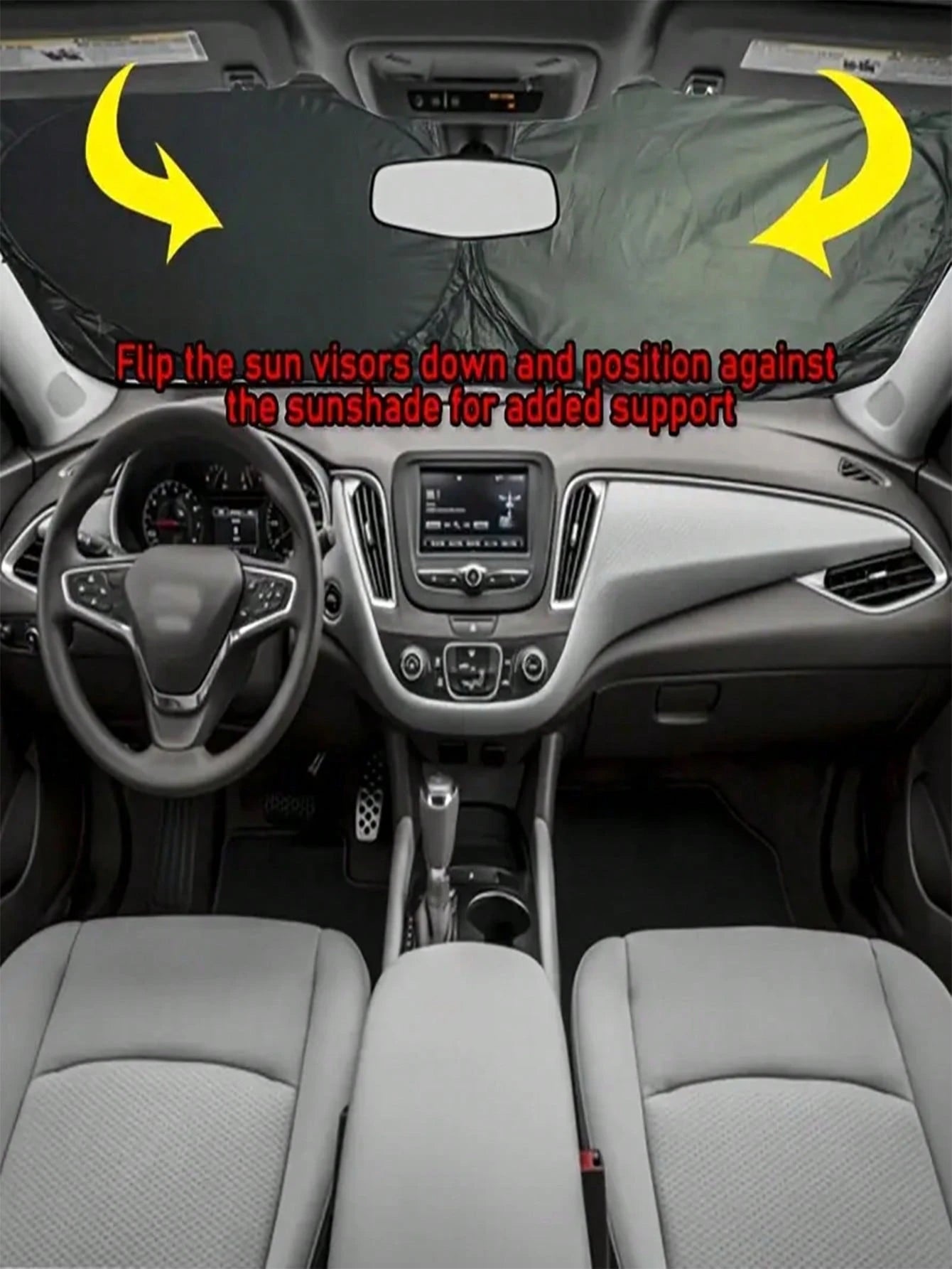 Funny Car Windshield Sunshade, Car Windshield Sun Visor, Fit For Sedan, SUV, Truck| Summer Car Sunscreen, Sun Visor And Car Accessories Reflective, Foldable Car Sunshade Universal Fit- Block Heat An