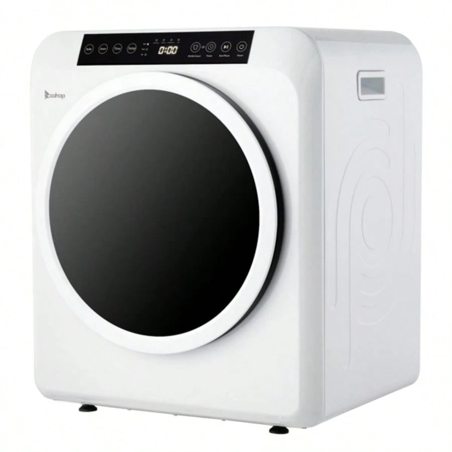 GDZ60-618E Upgraded LCD Screen Ultraviolet Sterilization Household Dryer 6kg Drum Dryer 2 Pieces Of Filter Cotton-White