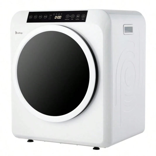 GDZ60-618E Upgraded LCD Screen Ultraviolet Sterilization Household Dryer 6kg Drum Dryer 2 Pieces Of Filter Cotton-White
