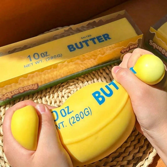 Giant Butter Stick Slow Rebound Squeeze Toy Blind Box, Creative Stress Relief Butter Bar Sensory Educational Toy, Suitable For All Ages, Relieve Anxiety, Soothe Sensory Stress, Comfort Toy, Gift Box F