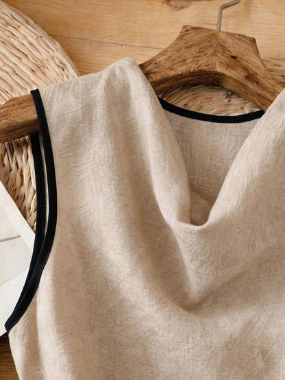 GlowEve CURVE Plus Size Women Patchwork Color Casual Versatile Daily Wear Shirt