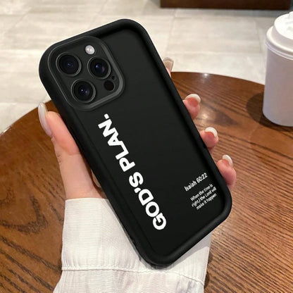 God'S Plan Is Compatible With Phone Cases For Iphone Models 11 Through 16, Including Pro, Pro Max, Mini, And Plus Versions, As Well As Older Models Like 6, 7, 8, And SE., Christian Ph, Smartphone Cas