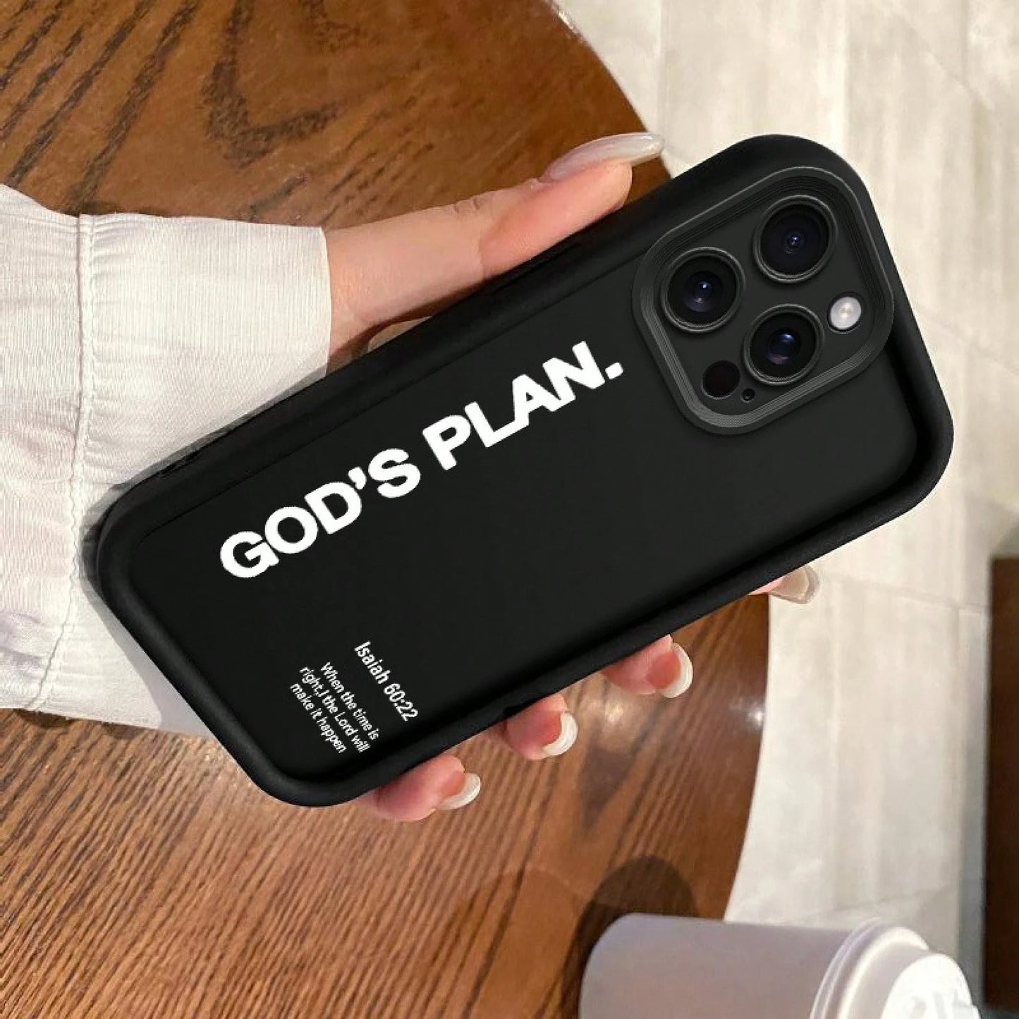 God'S Plan Is Compatible With Phone Cases For Iphone Models 11 Through 16, Including Pro, Pro Max, Mini, And Plus Versions, As Well As Older Models Like 6, 7, 8, And SE., Christian Ph, Smartphone Cas