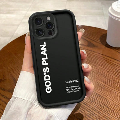 God'S Plan Is Compatible With Phone Cases For Iphone Models 11 Through 16, Including Pro, Pro Max, Mini, And Plus Versions, As Well As Older Models Like 6, 7, 8, And SE., Christian Ph, Smartphone Cas