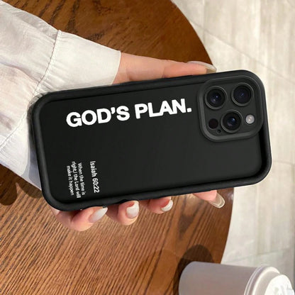 God'S Plan Is Compatible With Phone Cases For Iphone Models 11 Through 16, Including Pro, Pro Max, Mini, And Plus Versions, As Well As Older Models Like 6, 7, 8, And SE., Christian Ph, Smartphone Cas