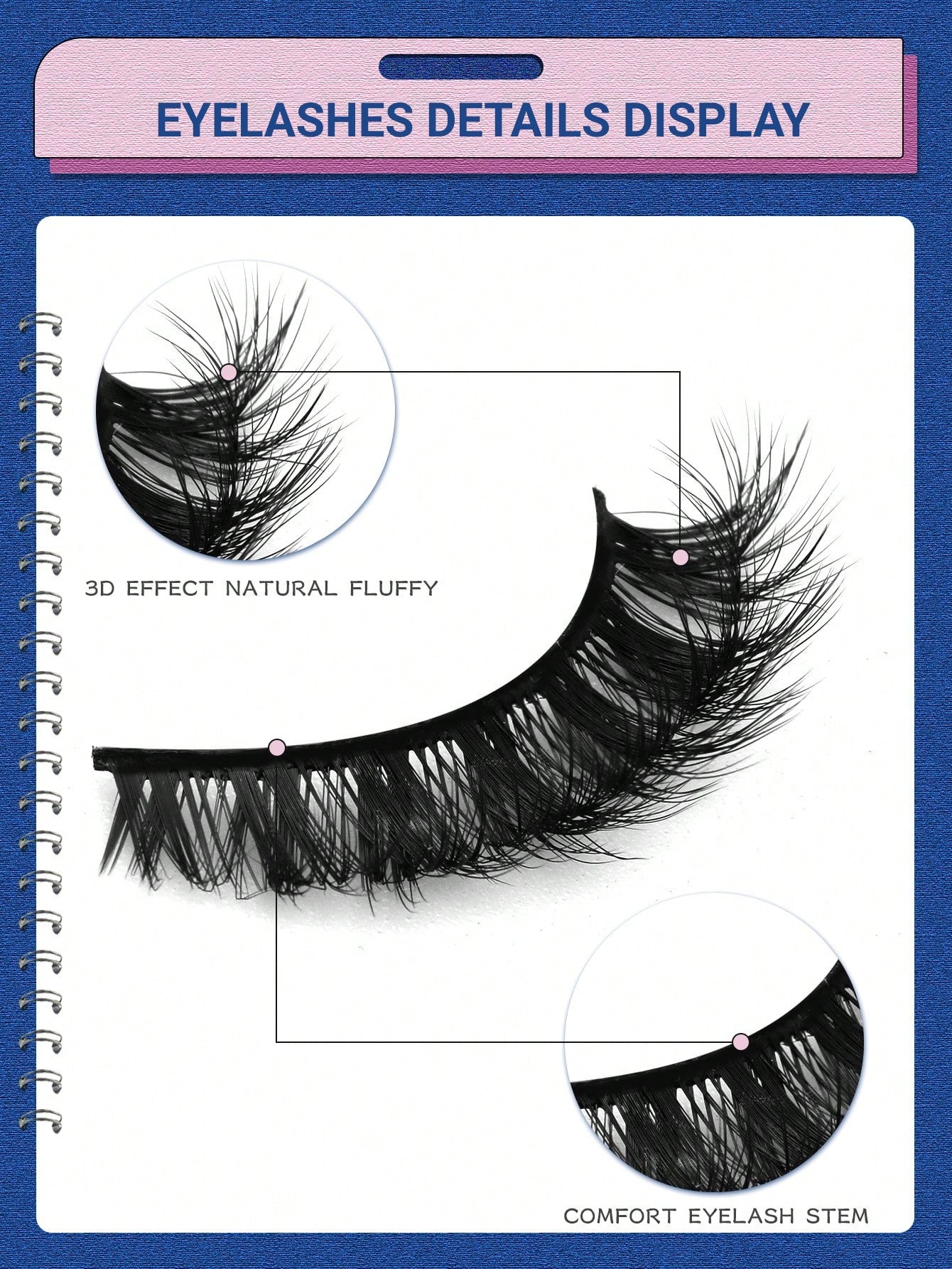 GROINNEYA 5 Pairs False Eyelashes Cat Eye Lashes Manga Lashes Faux Mink Eyelashes Natural Long Winged End Eye Elongated Eyelashes Faux Cils Eyelashes Extension (CH21)
