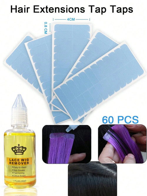 Hair Tape And Adhesive Remover- Double Sided Hair Extension Tape And Hair Adhesive Remover, Hair Tape Remover, Remove Hair Glue, Wig Tape