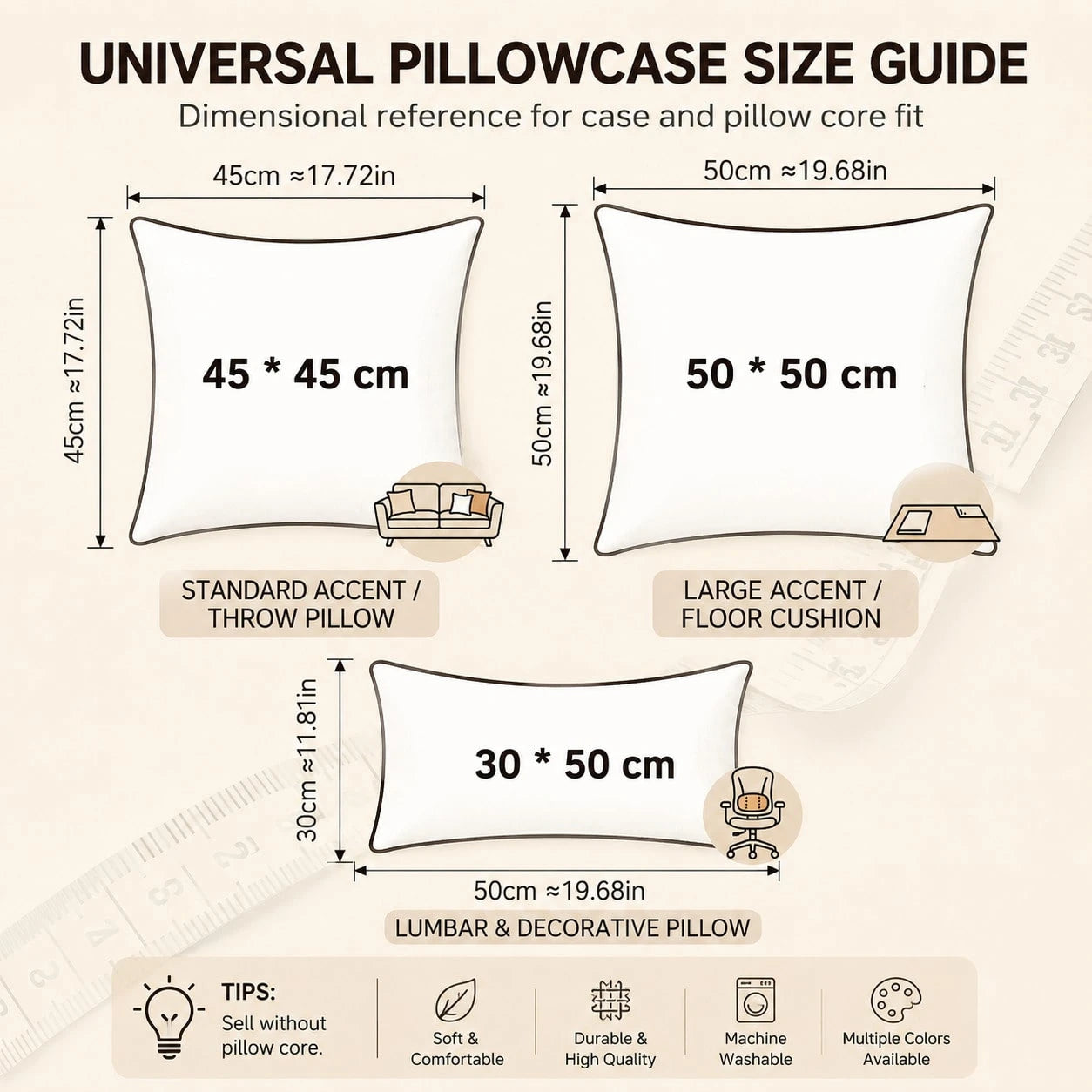 Halloween Decorative Tufted Embroidered Pillowcase 1pc/2pcs Ghost Moon Bat Spooky Pattern Hidden Zipper 45x45cm Trick Or Treat Autumn Decor Pillow Cover (Insert Not Included) Suitable For Sofa Bedroom