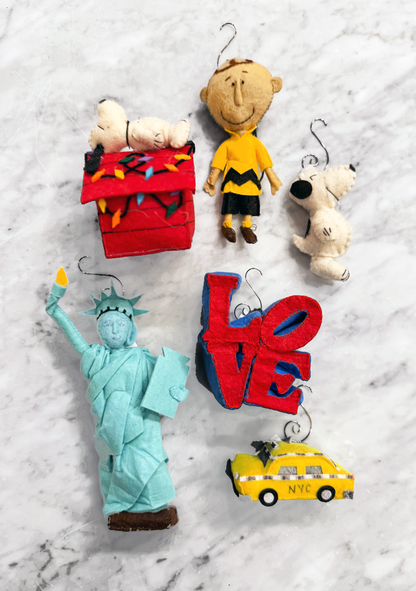 Hand-Sewn Felt Charlie Brown Ornament - Ben's Garden