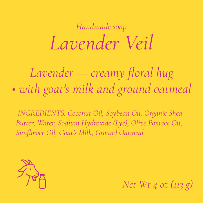 Handmade Goat's Milk Soap with Shea Butter & Oils