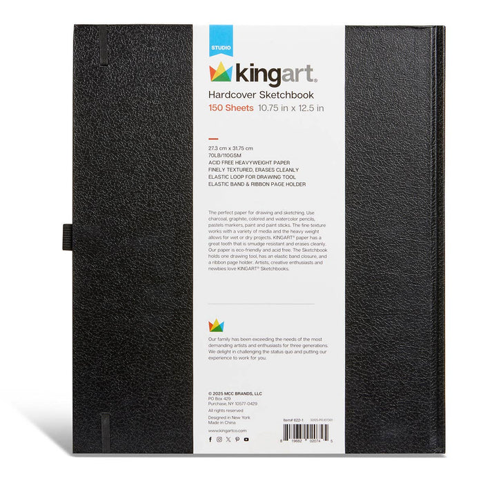 Hardcover Jumbo Sketchbook 10.75" X 12.5" - 150 Sheets