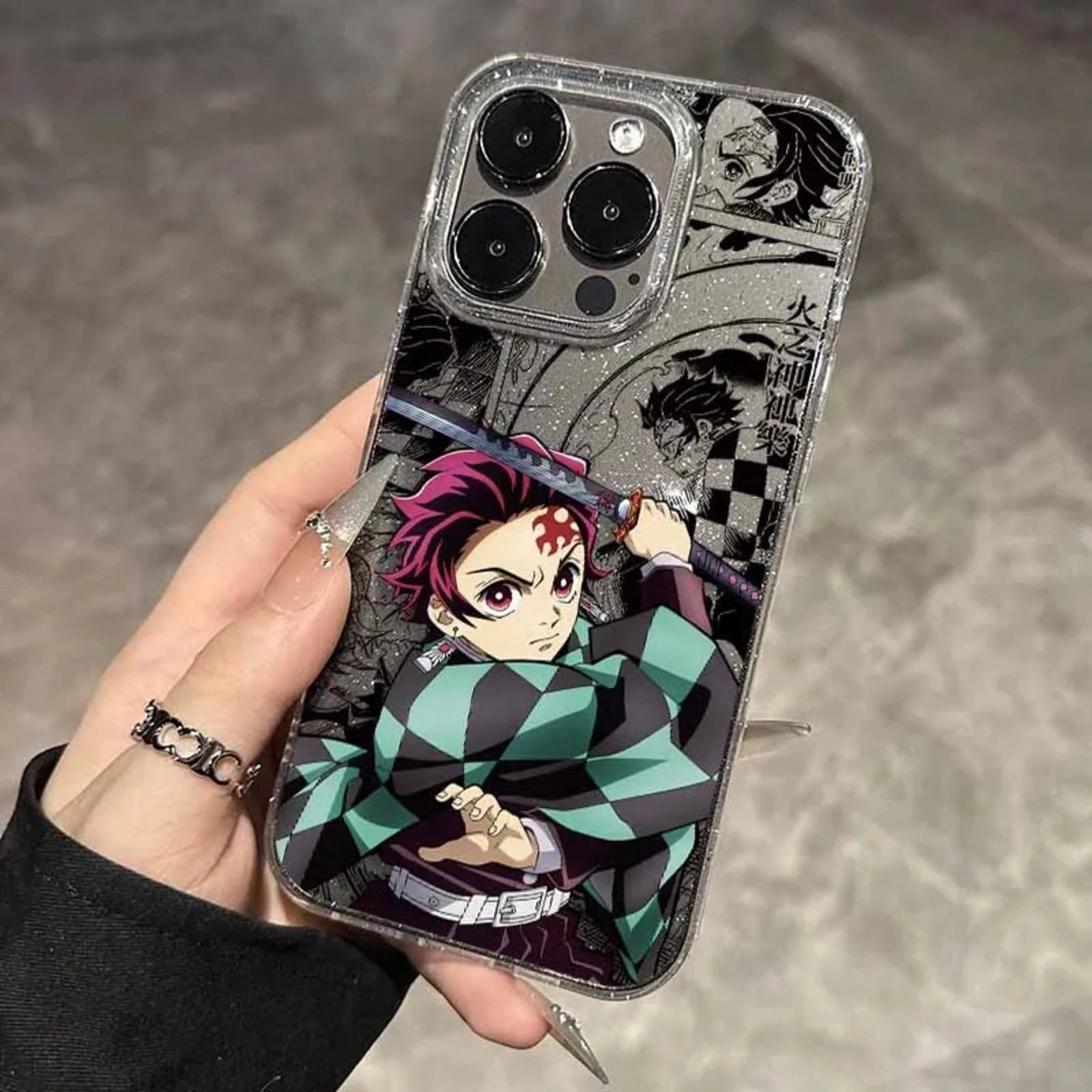 Hashira For IPhone 17 AIR 16 15 14 13 12 11 Pro Max Plus Shockproof Transparent Glitter Bling Phone Case