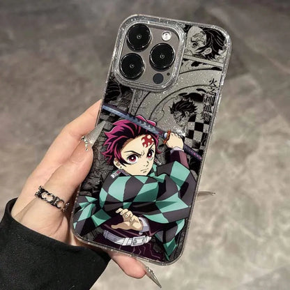 Hashira For IPhone 17 AIR 16 15 14 13 12 11 Pro Max Plus Shockproof Transparent Glitter Bling Phone Case