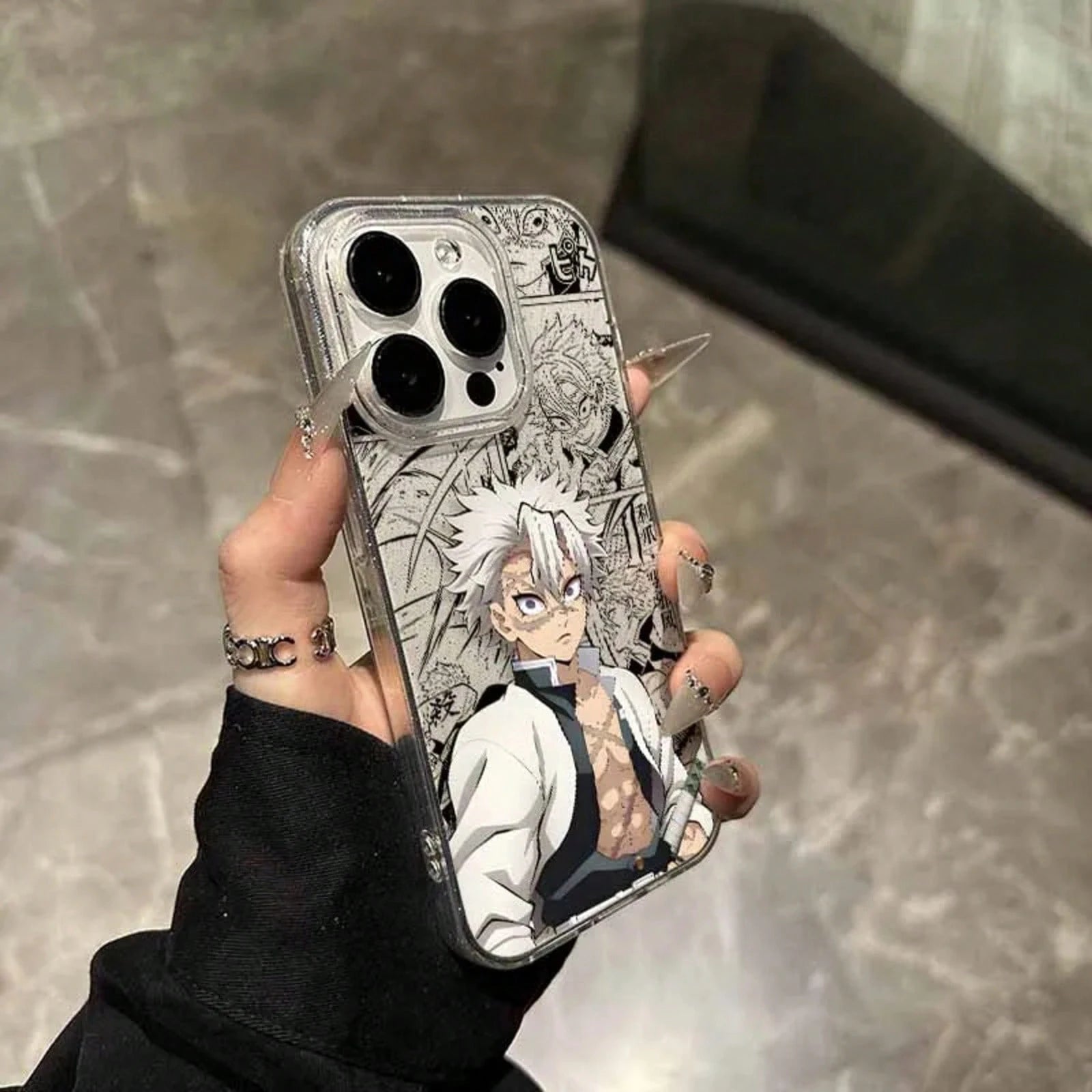 Hashira For IPhone 17 AIR 16 15 14 13 12 11 Pro Max Plus Shockproof Transparent Glitter Bling Phone Case