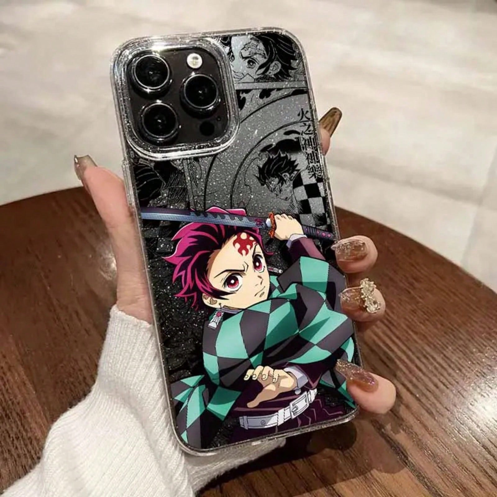 Hashira For IPhone 17 AIR 16 15 14 13 12 11 Pro Max Plus Shockproof Transparent Glitter Bling Phone Case