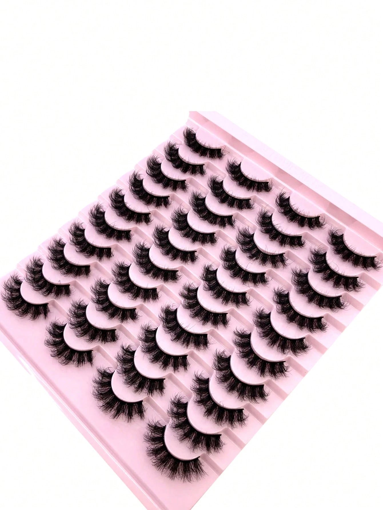 HBZGTLAD 20 Pairs 3D Fluffy Faux Mink Lashes, Long Thick Natural Looking False Eyelashes, Wholesale Makeup Lashes Strip Lashes, Lashes, Eyelashes, Fake Lashes
