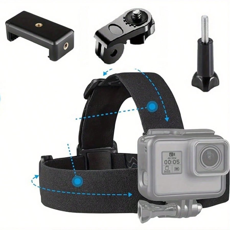 Head-Mounted Helmet Phone Holder, Suitable For Cycling Helmets, Hands-Free Phone Mount, Suitable For Outdoor Live Streaming, Vlog And Life Recording, Action Camera Accessory, Suitable For Cycling, Hik