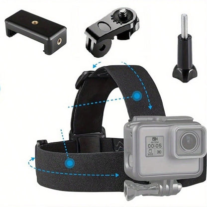 Head-Mounted Helmet Phone Holder, Suitable For Cycling Helmets, Hands-Free Phone Mount, Suitable For Outdoor Live Streaming, Vlog And Life Recording, Action Camera Accessory, Suitable For Cycling, Hik