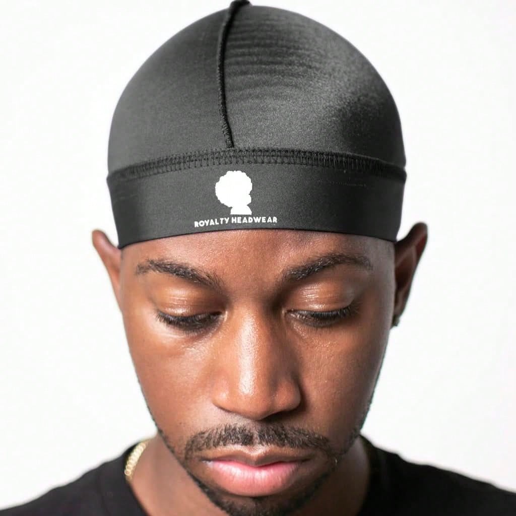 Headwear Silky Wave Cap For 360, 540 & 720 Waves, Soft Breathable Durag Skull Cap Beanie For Men