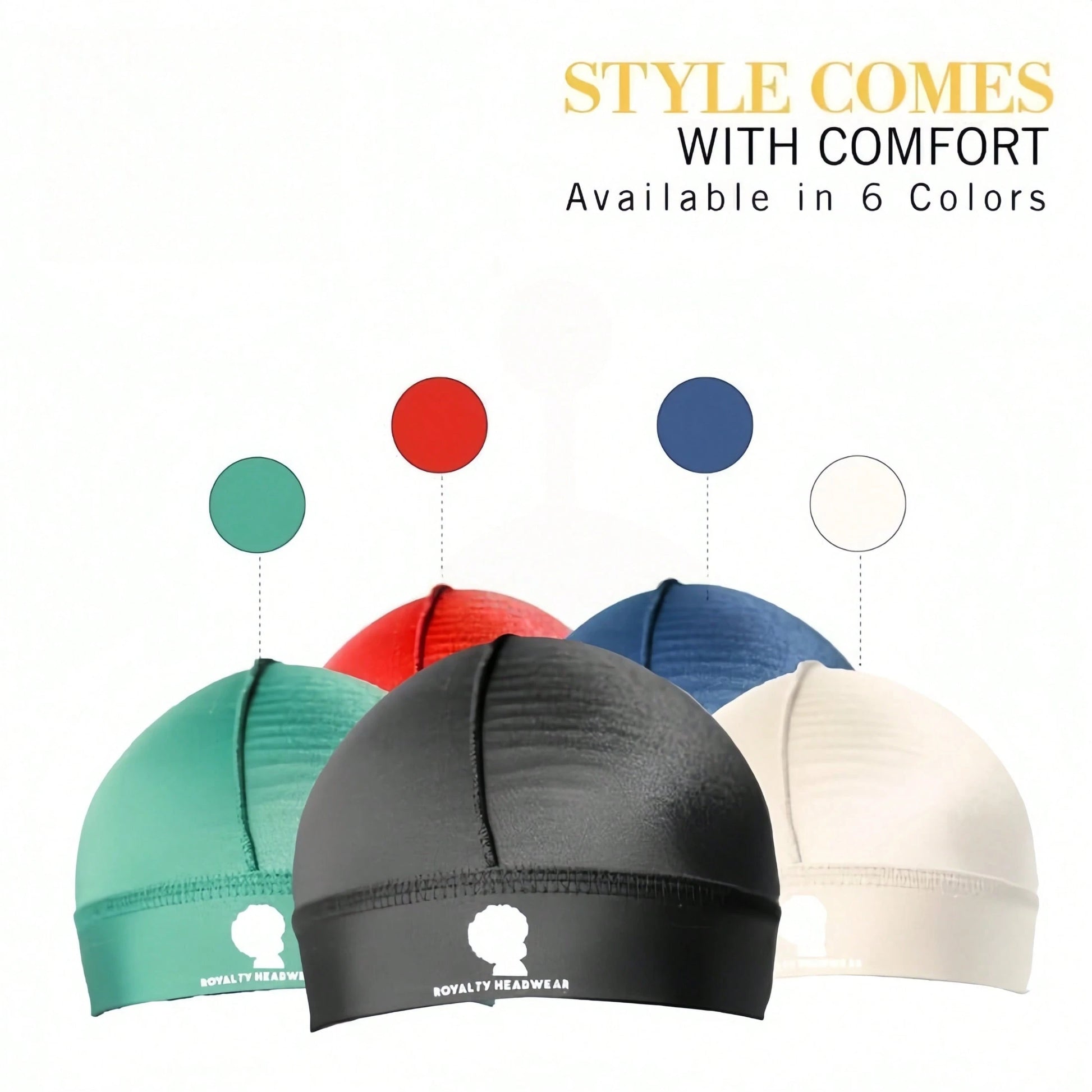 Headwear Silky Wave Cap For 360, 540 & 720 Waves, Soft Breathable Durag Skull Cap Beanie For Men