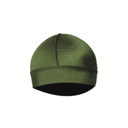 Headwear Silky Wave Cap For 360, 540 & 720 Waves, Soft Breathable Durag Skull Cap Beanie For Men