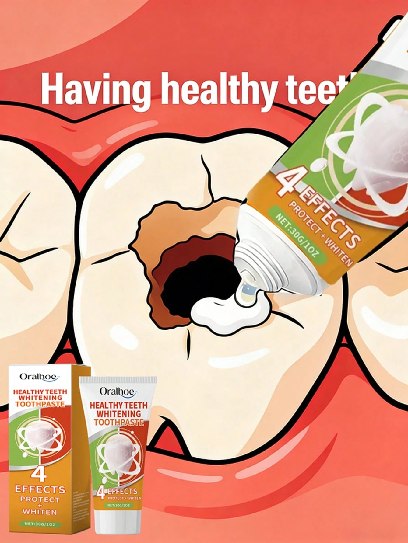 Healthy Teeth Repairs Cavity Of People Repurchase,Amazing!