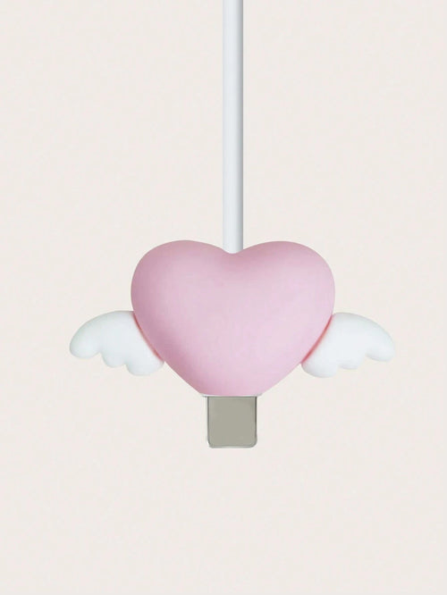 Heart Shaped Data Cable Protector Charger Protector