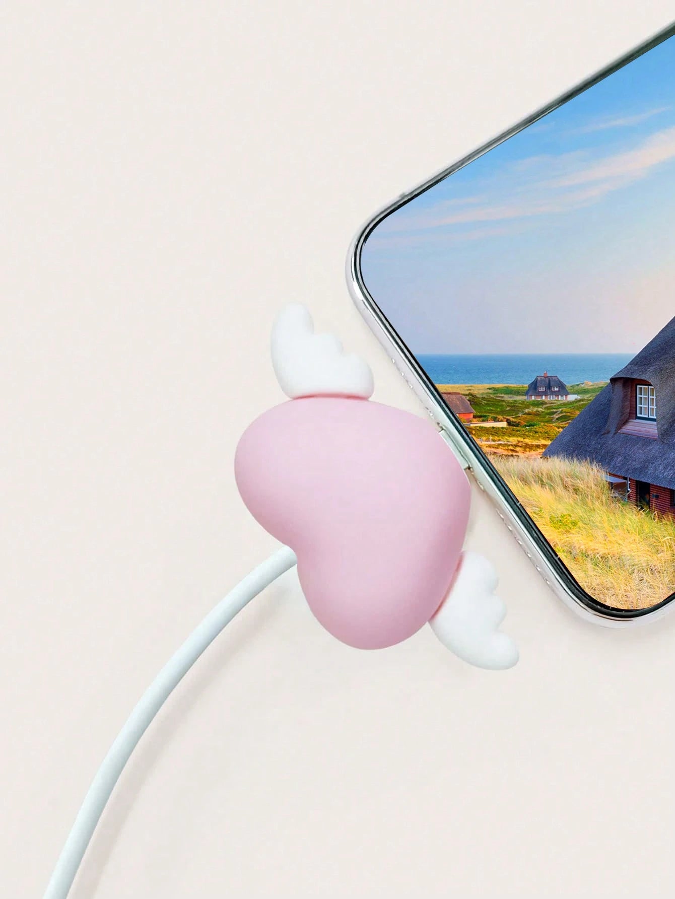 Heart Shaped Data Cable Protector Charger Protector