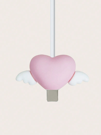 Heart Shaped Data Cable Protector Charger Protector