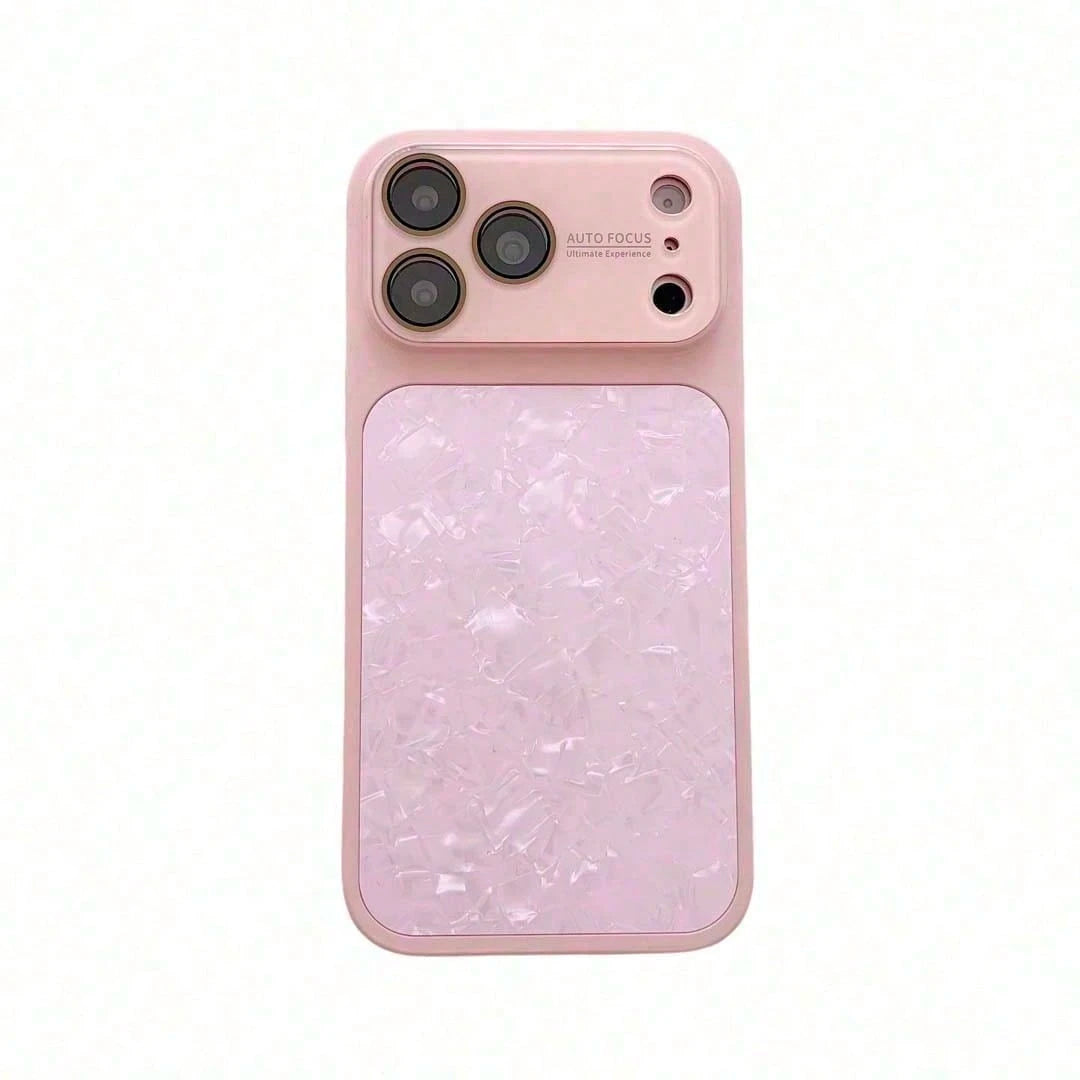 High-End Iridescent Shockproof Case For IPhone 17 16 15 14 Pro Max, Modern Pastel Gradient Back Cover, Full Protective Bumper Anti-Drop Hard Shell
