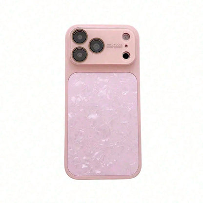 High-End Iridescent Shockproof Case For IPhone 17 16 15 14 Pro Max, Modern Pastel Gradient Back Cover, Full Protective Bumper Anti-Drop Hard Shell