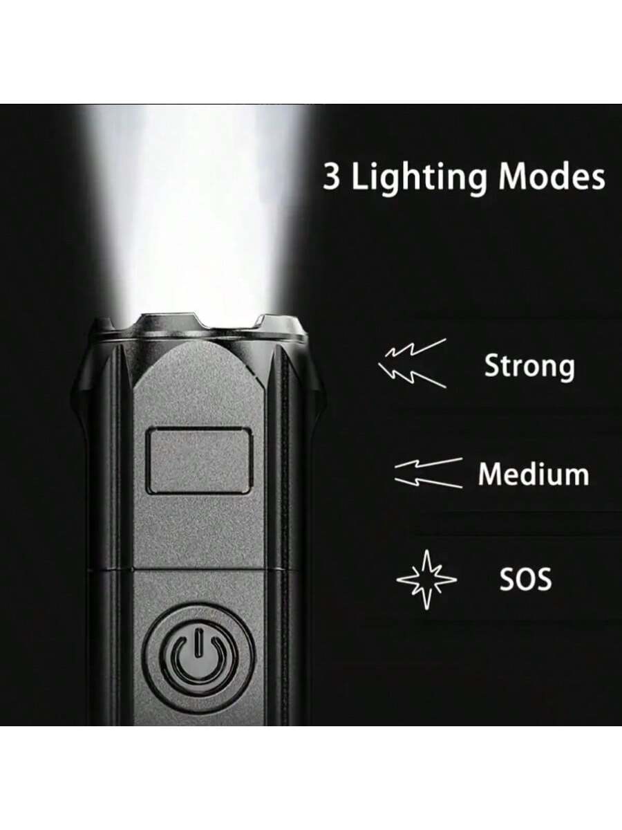 High Power Camping Flashlight Led Fishing Searchlight Usb Rechargeable Flashlight Outdoor Waterproof Tactical Hunting Flashlight