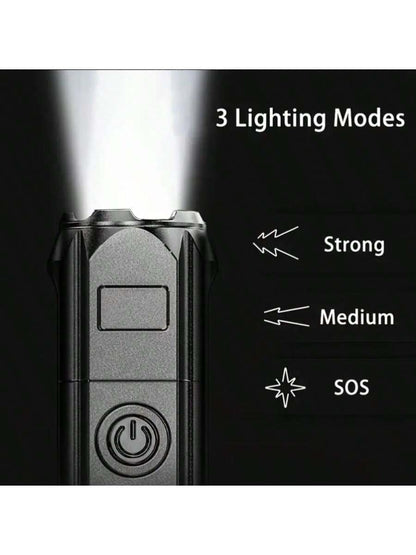 High Power Camping Flashlight Led Fishing Searchlight Usb Rechargeable Flashlight Outdoor Waterproof Tactical Hunting Flashlight