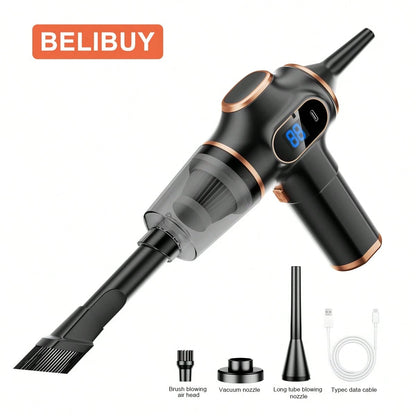 High-Power Cordless Vacuum Cleaner, USB Charging, Quiet Operation, Computer Cleaning, Small Car Vacuum Cleaner, Household And Office Dust Collector.