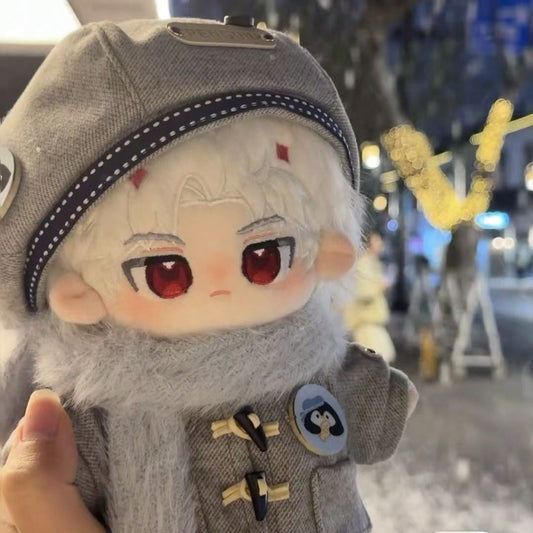 High Quality Super Cute 20cm Doll Winter Outfit, Warm Cape Coat With Hat And Scarf, No Attribute Doll Clothing, Cute Penguin Decoration, Perfect Gift For Anime Fans, Suitable For Adults, Girls, Teenag