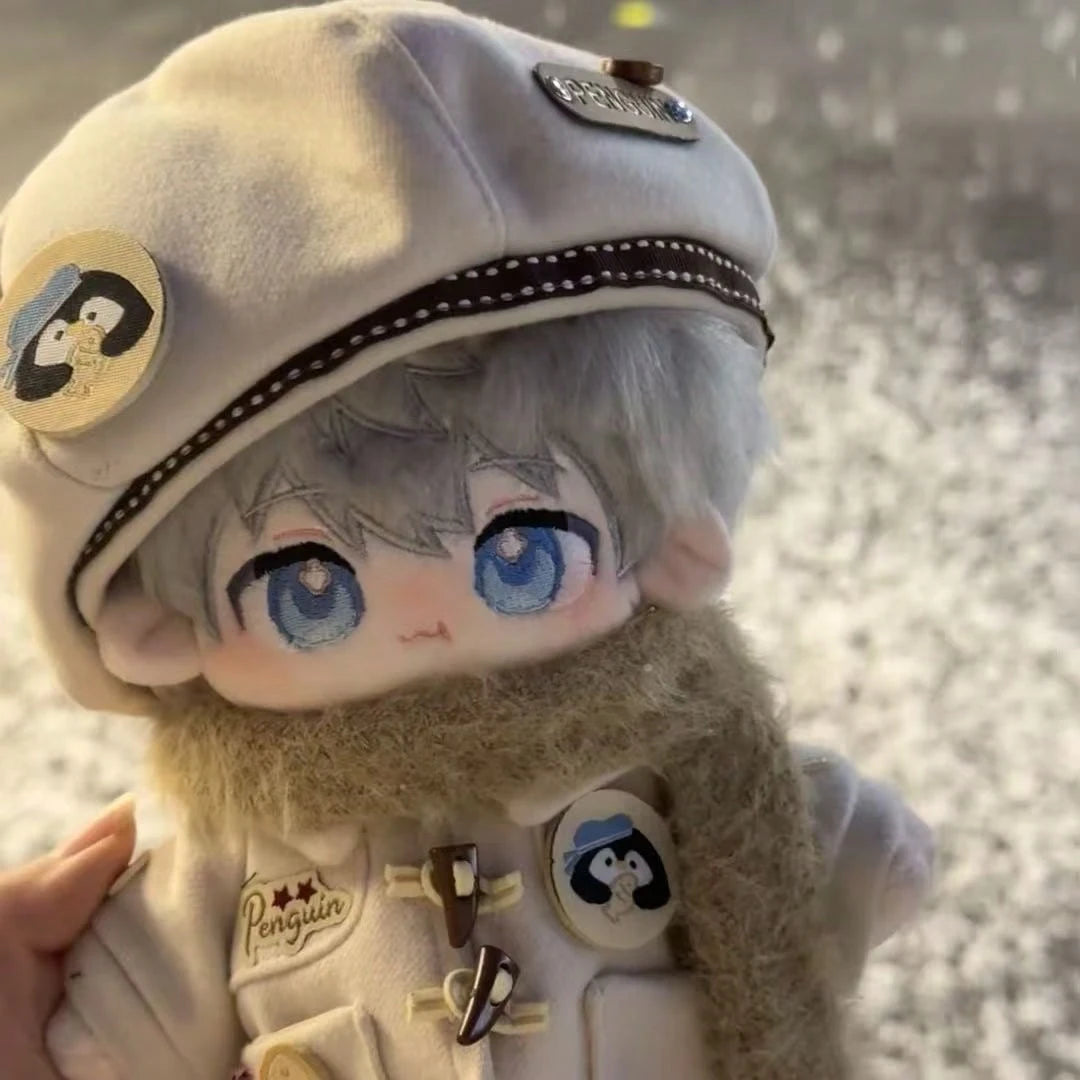 High Quality Super Cute 20cm Doll Winter Outfit, Warm Cape Coat With Hat And Scarf, No Attribute Doll Clothing, Cute Penguin Decoration, Perfect Gift For Anime Fans, Suitable For Adults, Girls, Teenag