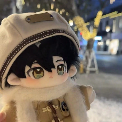 High Quality Super Cute 20cm Doll Winter Outfit, Warm Cape Coat With Hat And Scarf, No Attribute Doll Clothing, Cute Penguin Decoration, Perfect Gift For Anime Fans, Suitable For Adults, Girls, Teenag