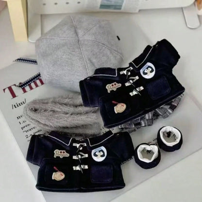High Quality Super Cute 20cm Doll Winter Outfit, Warm Cape Coat With Hat And Scarf, No Attribute Doll Clothing, Cute Penguin Decoration, Perfect Gift For Anime Fans, Suitable For Adults, Girls, Teenag