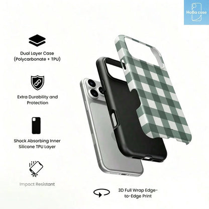 HoBa case 1 Pc The 2D Flat Pattern 2-In-1 Soft Film Full Coverage Phone Hard Case, Suitable For Galaxy A23/A24/A25/A32/33/S25, Suitable For Apple 7/8/11/12/13/14/14Plus/15/15Plus/16/16Plus/7/8Plus/17