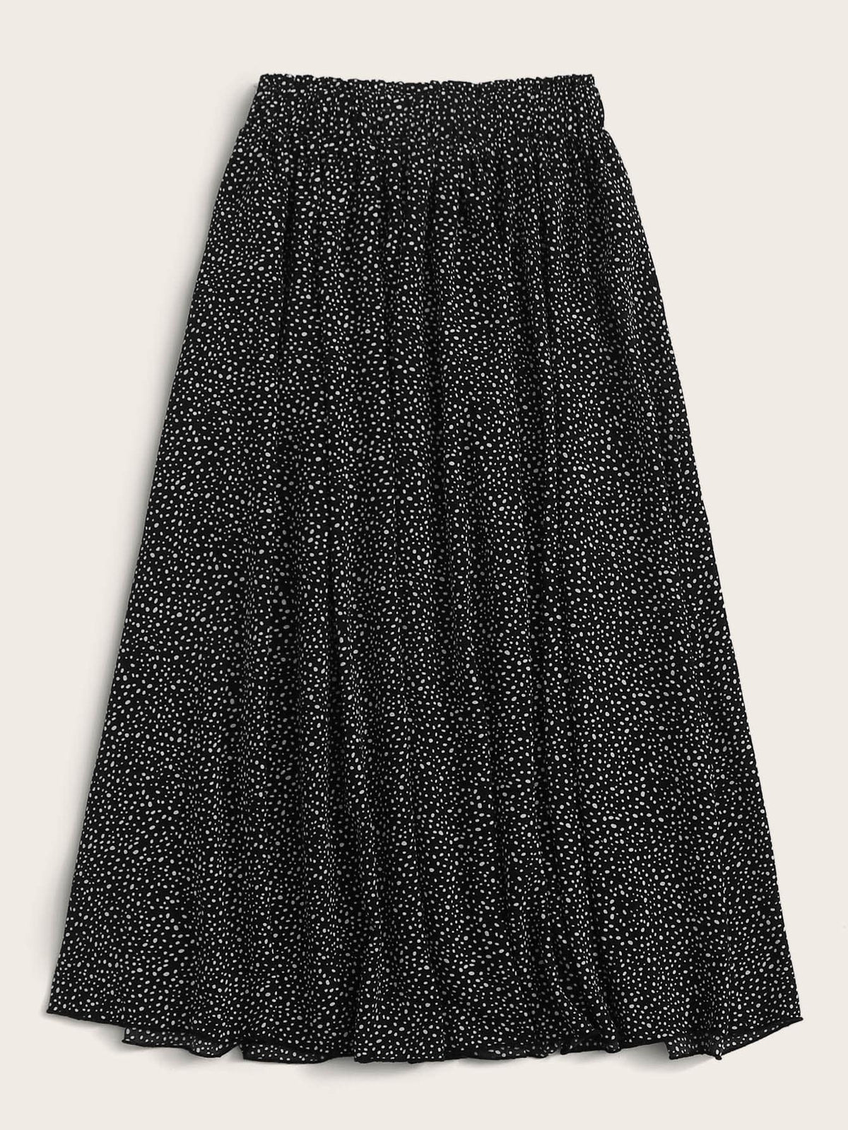 Holidaya Dalmatian Print Flared Skirt