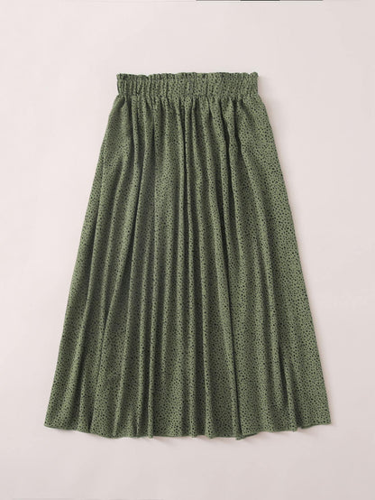 Holidaya Dalmatian Print Flared Skirt