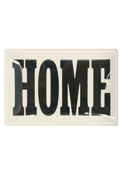 Home Block Decoupage Glass Tray - Ben's Garden