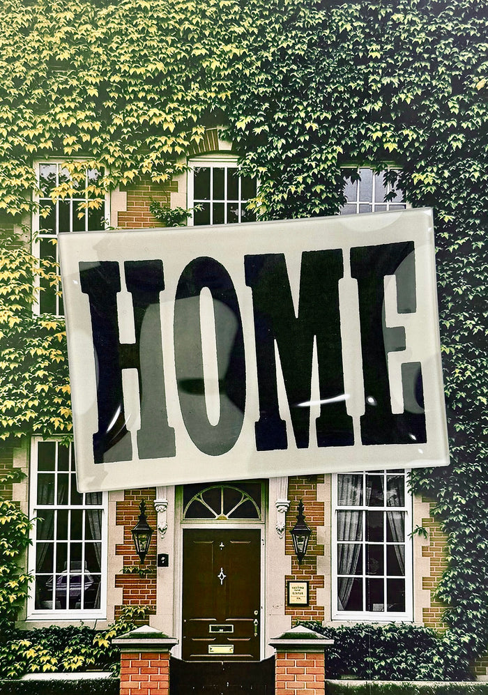 Home Block Decoupage Glass Tray - Ben's Garden
