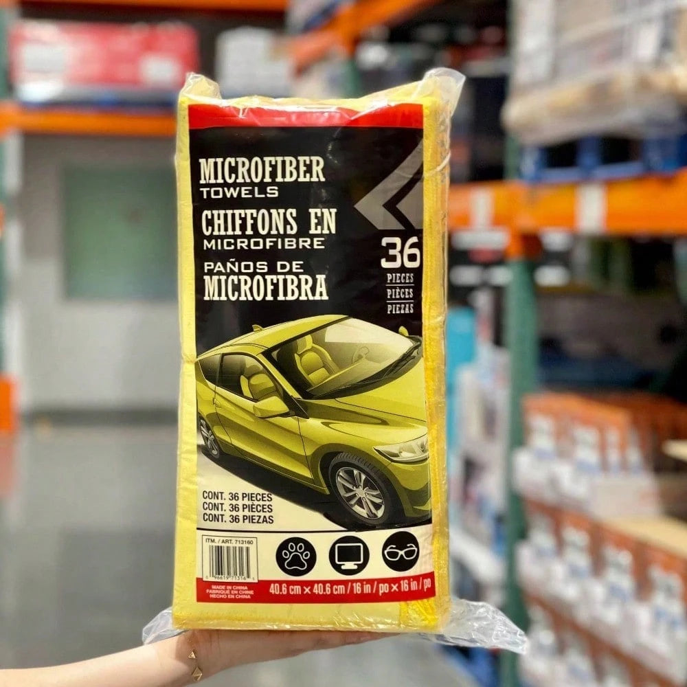 Hot Selling Ultra-Fine Fiber Non Shedding Car Wash Cloth, Thickened And Highly Absorbent, Traceless Dishwashing And Wiping Glass Scouring Pad