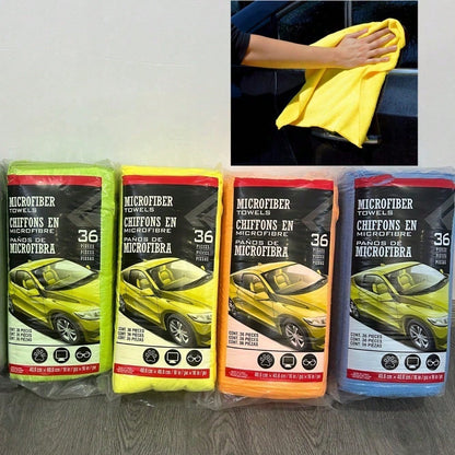 Hot Selling Ultra-Fine Fiber Non Shedding Car Wash Cloth, Thickened And Highly Absorbent, Traceless Dishwashing And Wiping Glass Scouring Pad