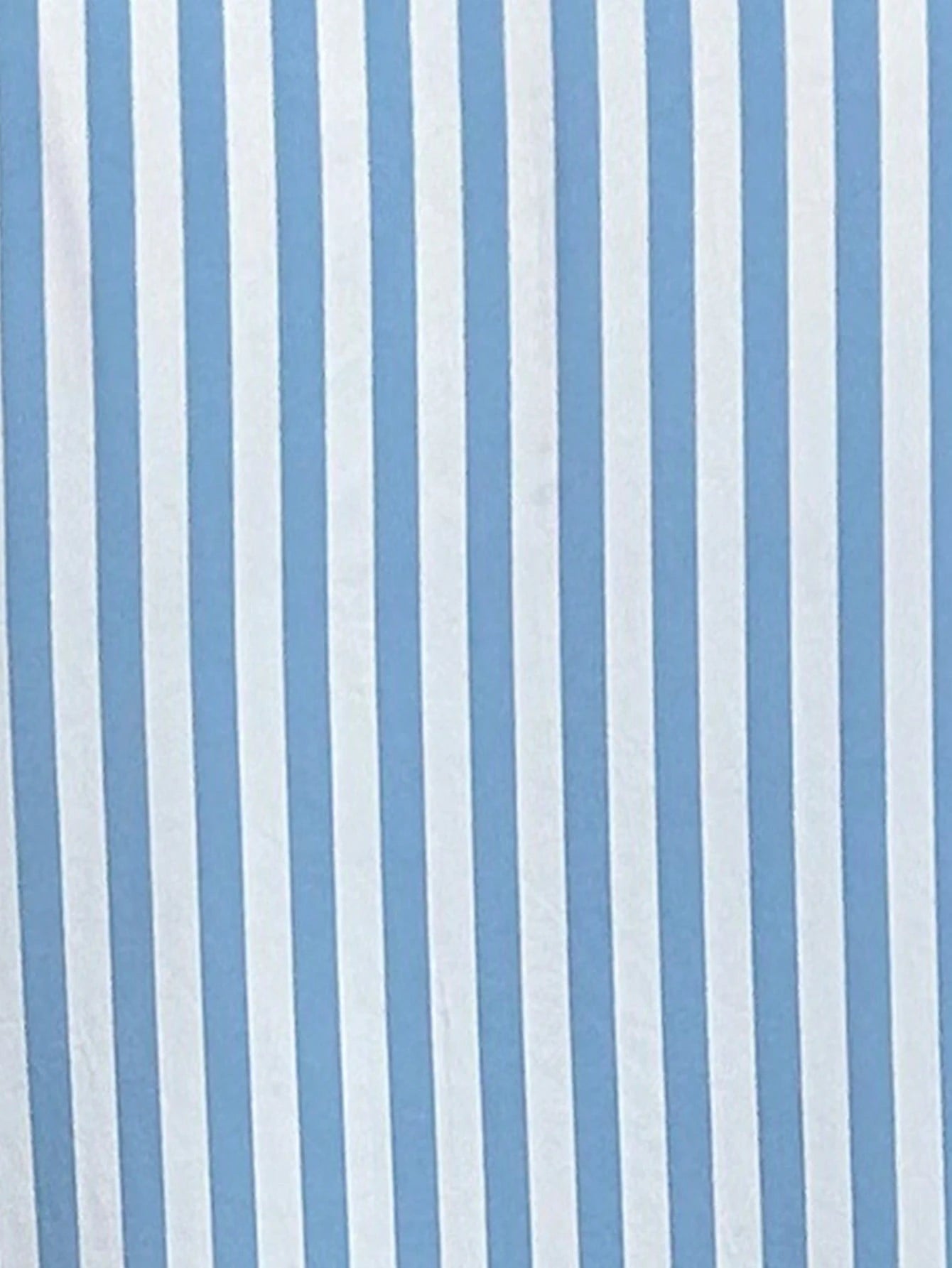 Hotletica Women's V-Neck Blue And White Striped Sleeveless Long Dress With Side Slit Hem